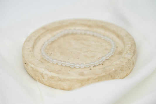 Bergkristall Edelsteinarmband | Kugelarmband 3mm