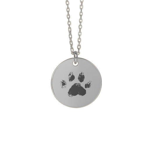 Halskette mit Pfotenabdruck – Erinnerungsschmuck für dein Haustier
