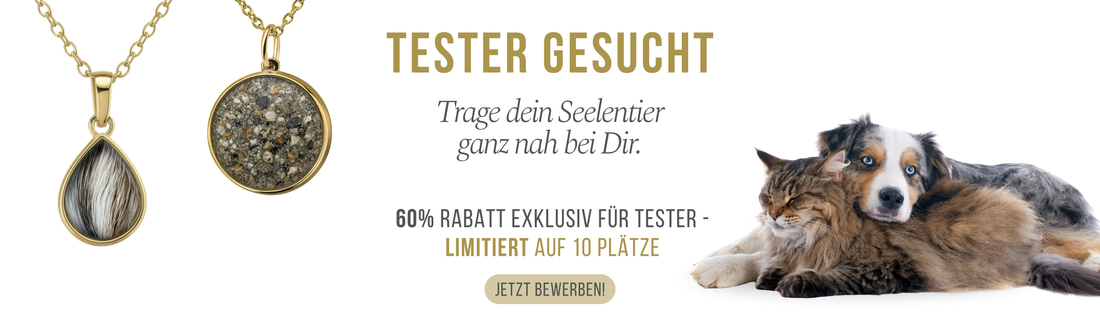 Tester Gesucht für Erinnerungsschmuck