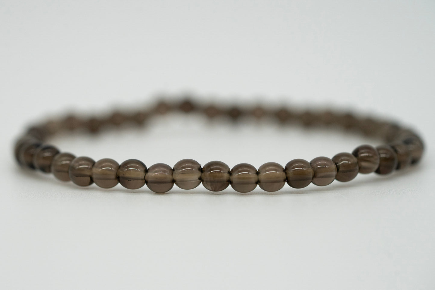 Rauchquarz Edelsteinarmband | Kugelarmband 3mm