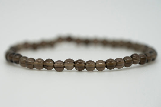 Rauchquarz Edelsteinarmband | Kugelarmband 3mm