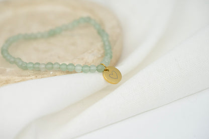 Aventurin Edelsteinarmband | Kugelarmband 3mm