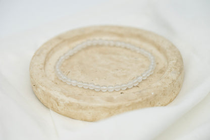 Bergkristall Edelsteinarmband | Kugelarmband 3mm