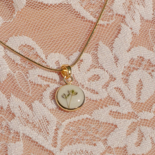 Halskette Schleierkraut Fassung | gefasst