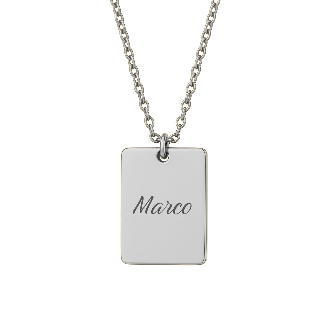 Personalisierte Namenskette mit Gravur
