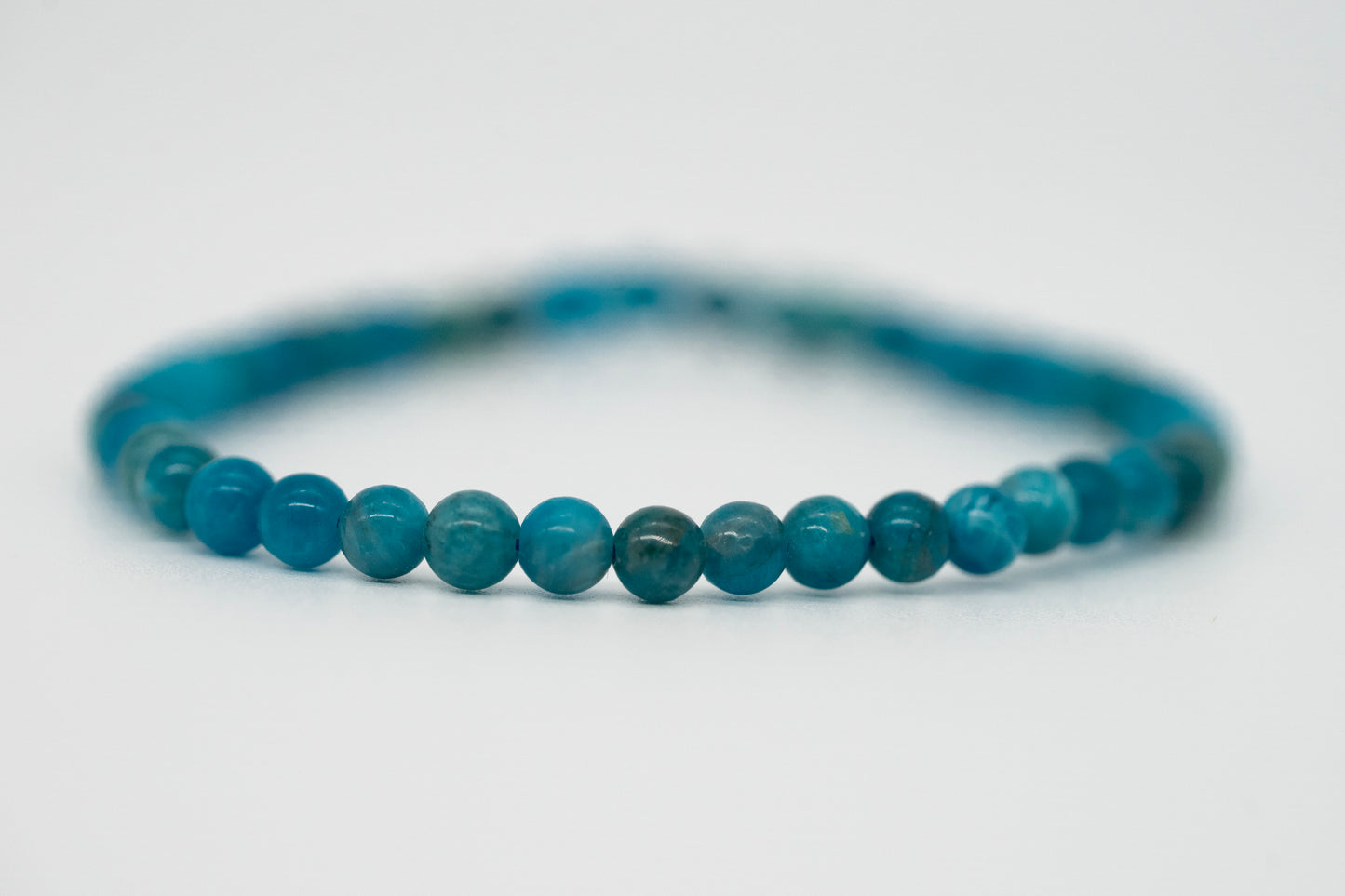 Apatit Edelsteinarmband | Kugelarmband 3mm