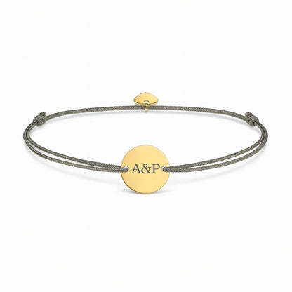 Armband mit Gravur | gravierter Buchstabe
