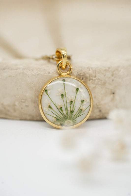 Halskette Wilde Möhre Fassung | rund