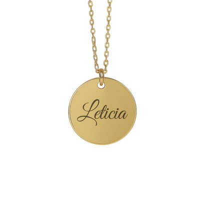 Personalisierte Namenskette mit Gravur –  Individueller Gravurschmuck