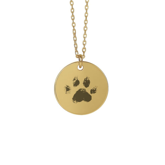 Halskette mit Pfotenabdruck – Erinnerungsschmuck für dein Haustier